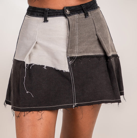 Jeanius Pleated skirt (Custom)